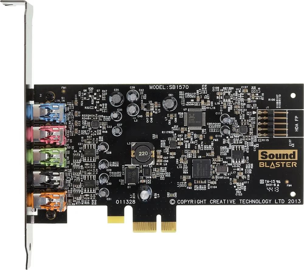 Звуковая карта PCI-E Creative Audigy FX,  5.1, Ret [70sb157000000]